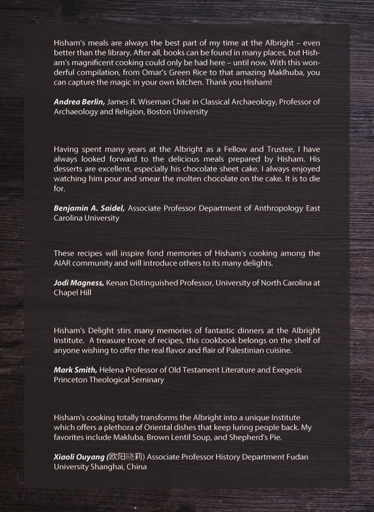 Back Cover and Testamonials